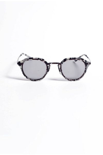 Atlas Accessory Fiona Metal Frame Oval Sunglasses Camouflage Frame
