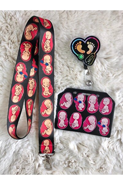 Hediyebum Σετ θηλιά μωρού Yoyo και θήκη για κάρτες στο μητρικό εντερόμεσο