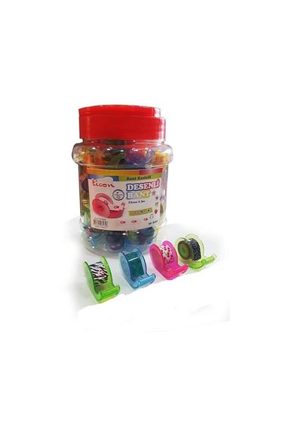 Ticon Patterned Tape Cutter Tape 12x3 Mt50 Pieces167845 (1 Pack of 50 Pieces)