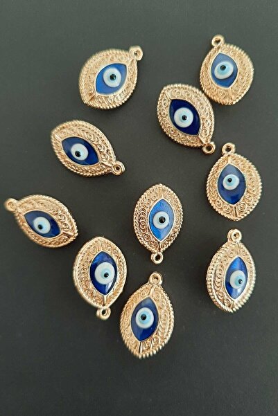 ella'nın çarşısı Pandantiv Ochi Albastru cu Mărgele Nazar. Cu două fețe