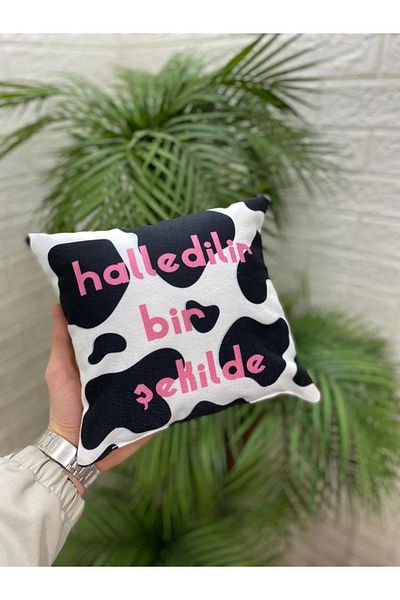 by ballı biocotton Humorous Cute Gift Tiny Throw Pillow 28x28 Digital Printing