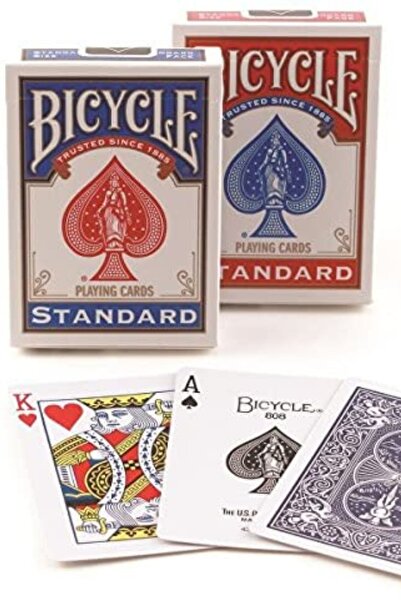 Bicycle Standart Kırmızı Oyun Kağıdı Iskambil Destesi