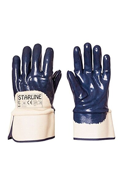 Starline E-371 Nitril Petrolcü Tip Iş Eldiveni No:9