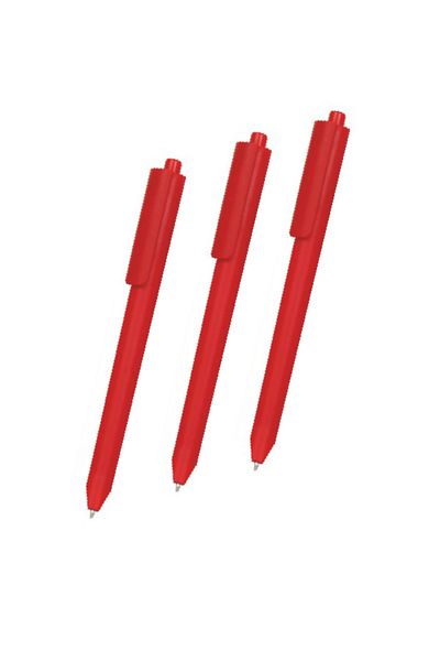 imo medya Red Ballpoint Pen 3 Pieces Red Pen
