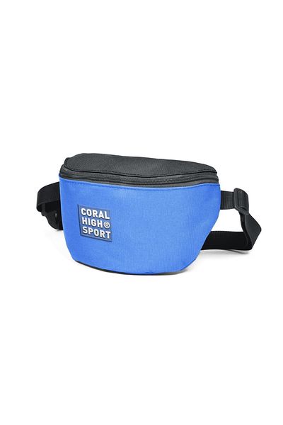 Coral High Sport Deep Blue Gray Waist Bag 22621