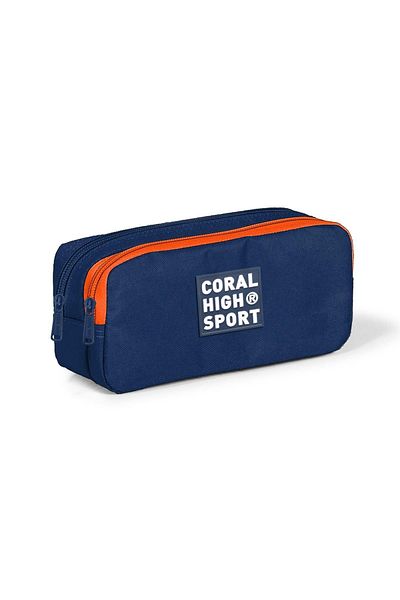 Coral High Sport Navy Blue τσάντα στυλό δύο τμημάτων 22266