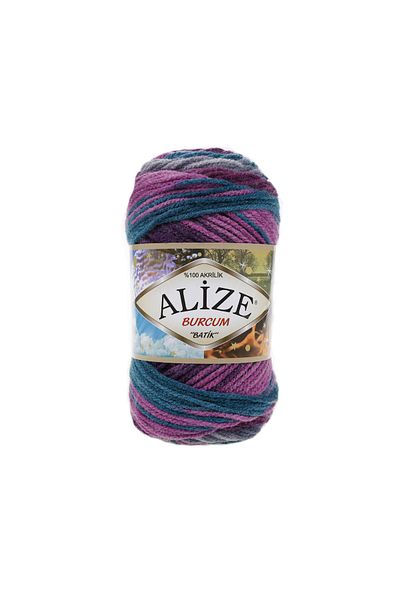 Alize 5 Pieces Burcum Batik 3366 Knitting Thread Hand Knitting Threads Vest Cardigan Thread Scarf Sweater Thread