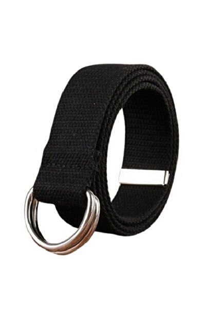 SDTN Μαύρη Unisex Σπορ Ζώνη D Ring Τακτικής Στυλ