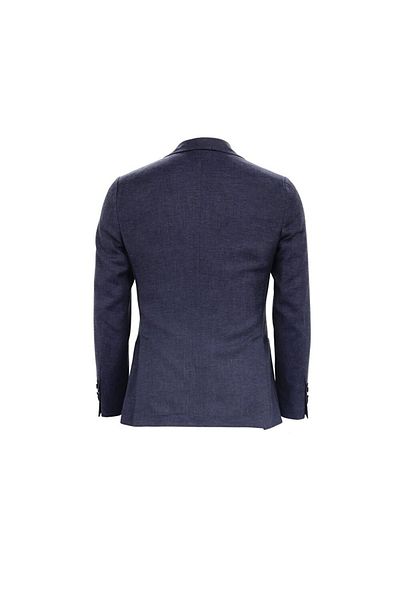 Giovane Gentile Designers Regular Fit Navy Blue Jacket