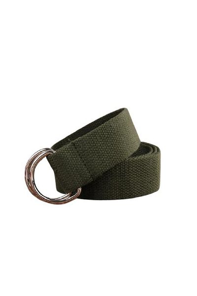 SDTN Χακί Unisex Σπορ D Ring Τακτική Στυλ Ζώνη