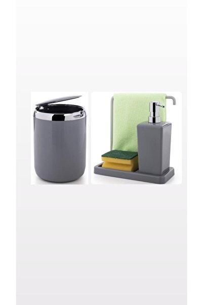 Ansan Primanova Luna Liquid Soap Dispenser with Sponge Holder and Hanger and ...