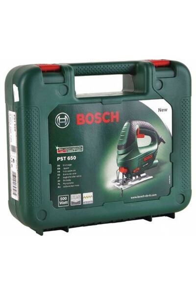 Bosch Pst 650 Dekupaj Testere Makinası Dekopaj + 5 Adet T101 Ao Ahşap Testere Bıçağı Temiz Kesim