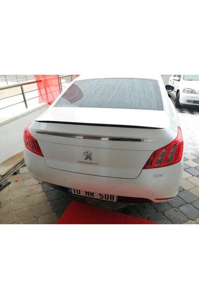 GARDENAUTO Peugeot 508 2009-2018 Siyah Piano Black Bagaj Üstü Spoiler - Spoyl...