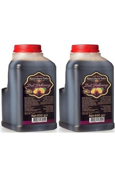 Abdurrahman Tatlıcı Mulberry Molasses Canister 650 Gr 2 Pieces