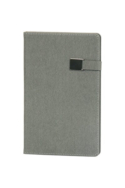 Liva Promosyon Thermo Leather Denim Undated Notebook Edge Painted