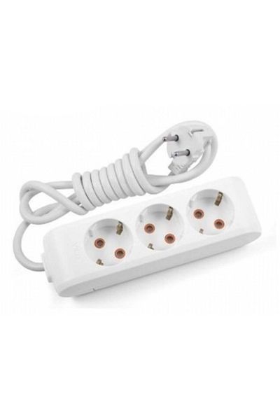 VİKO 2 Meters Group 3-Piece Protected Child Socket - Grounded and Extension Cable