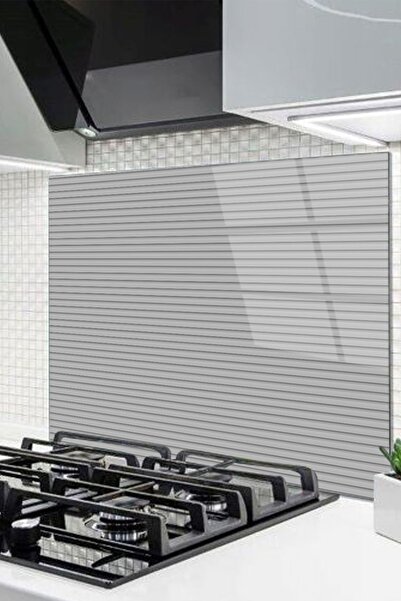 Genel Markalar 60x52 cm Cam Ocak Arkası Koruyucu Ankastre Arkası Koruyucu | G...