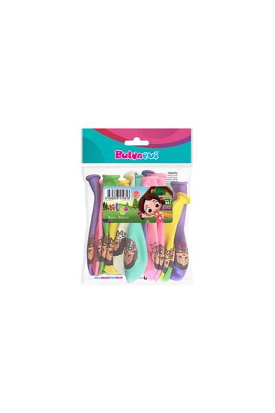 BalonEvi Niloya Printed Balloon 12 Pieces