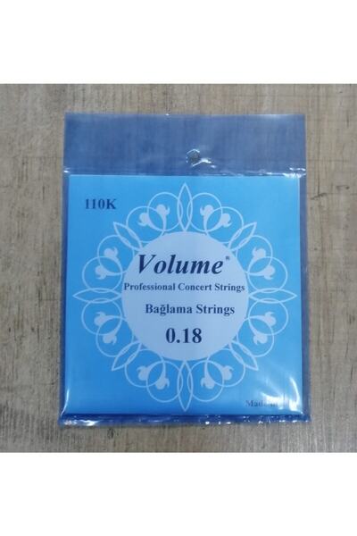 VOLUME Bağlama Saz Teli 0.18 Kısa Sap (Tezene)