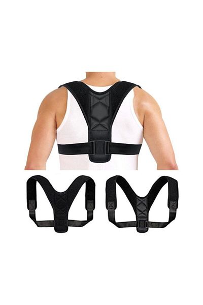 Ankaflex Unisex Μαύρος κορσές όρθιας στάσης