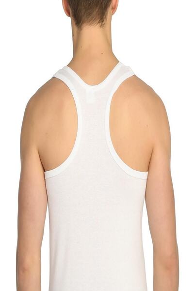 Alışveriş Meydanı Білий товстий спортивний (Rambo) Ribana чоловічий атлет