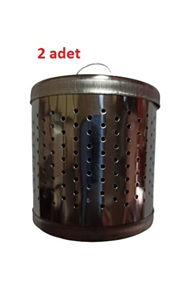 hagiki (2 Adet) Büyük Boy Metal Çaydanlık Içi Kapaklı Süzgeç Çay Demleme Süzg...