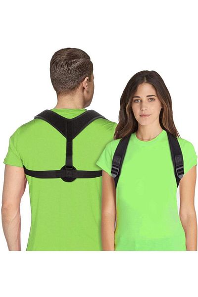 Ankaflex Unisex Μαύρος κορσές ώμου για όρθια στάση