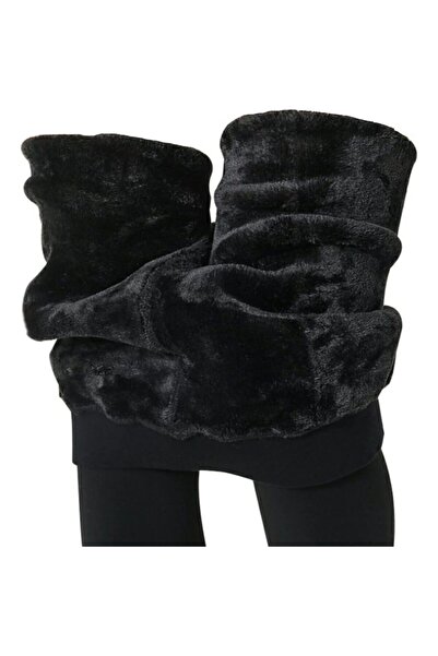 Maxpera Kadın Alt Termal Içi Peluş Tayt