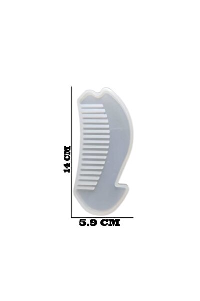 Epoxy Silicone Mold No Handle Comb Mold 14 Cm E113