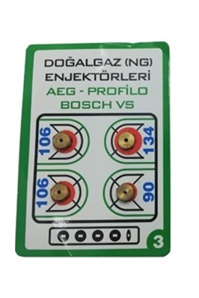 Bosch Doğalgaz Enjektör Ocak Takımı 7 Mm (, Siemens, Profilo, Vestel)