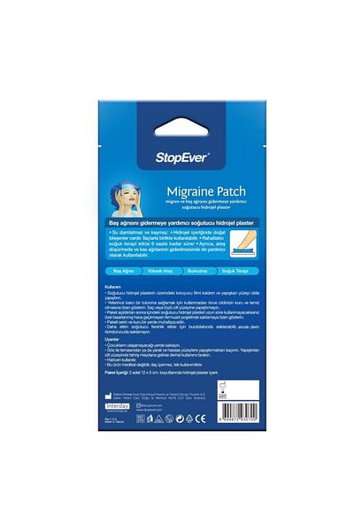 StopEver Migraine Patch - 6x2 Pieces