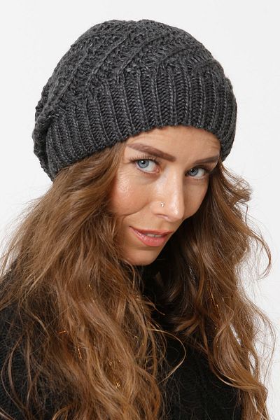 Vemod 36 Lined Knitwear Knitted Beret - Anthracite