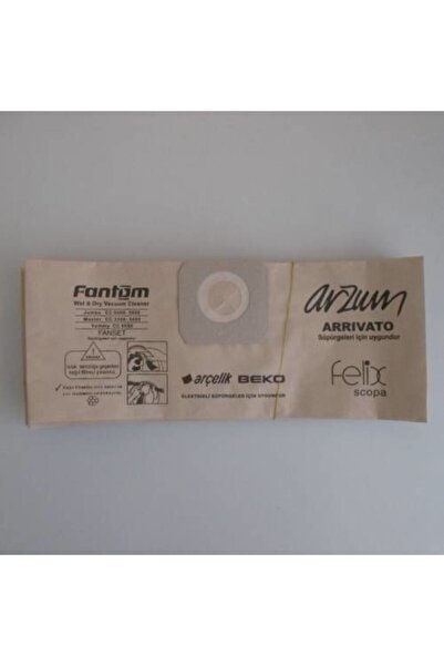 Arçelik S 6990 6990p Süpürge Kağıt Toz Torbası 20 Adet