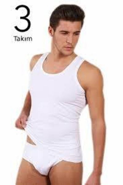 Tutku Σετ εσώρουχα 3 συσκευασιών Athlete 100% βαμβάκι