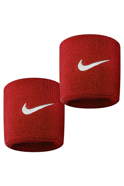 Nike Swoosh Wristbands Havlu El Bilekliği Kırmızı Renk