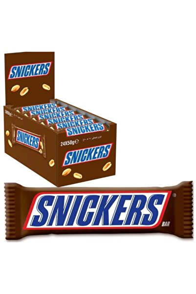 Snickers Bar Çikolata 50gr 24 Adet.