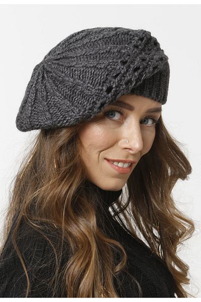 Vemod 90 Painter Knitwear Knitted Beret - Anthracite