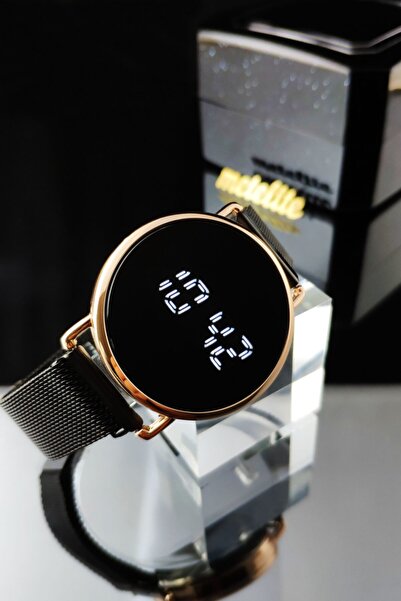 Tulpar Kol Saati Miknatisli Dokunmatik Led Dijital Hasir Kordon Unisex Saat