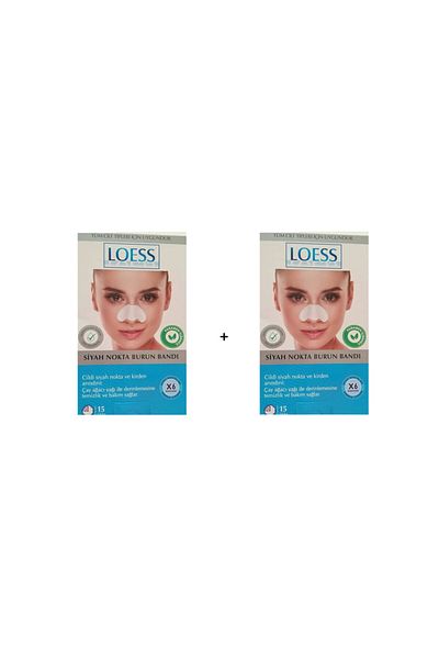 SİYAH Loess 2 Boxes Point Nose Patches X6+6=12 Pieces Tea Tree