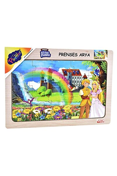 Play Wood Playwood Eğitici Ahşap Puzzle Prenses Arya Ony-83