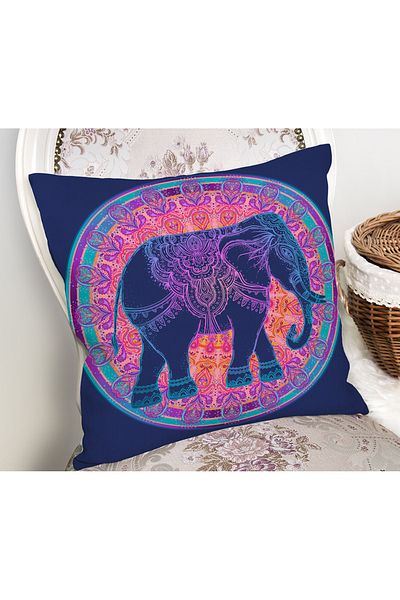 Realhomes Husa de perna colorata cu model etnic de elefant boem