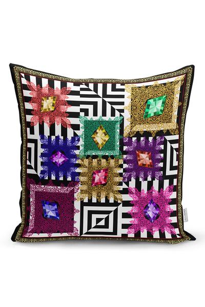 Realhomes Özel Tasarım Dijital Baskılı Modern Yastık Kırlent Kılıfı