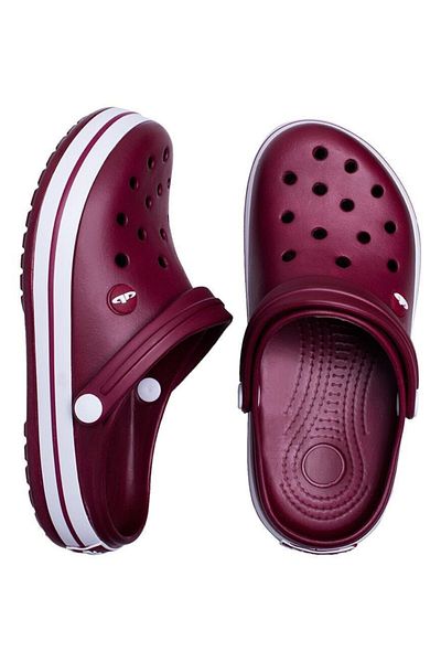 GokceKundura06 Akınal Bella Men's Slippers - Orthopedic Anatomical Flexible Comfortable Daily Light Home & Street Slippers Claret Red
