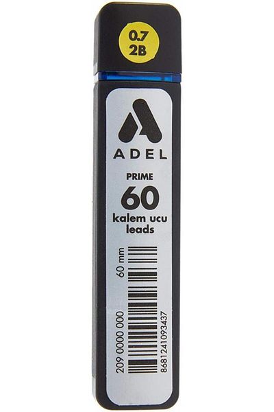 Adel 2b Min Prime 60 مم 0.7 مم سن قلم متعدد الاستخدامات 60 لتر 209 0000 000 24 قطعة (عبوة واحدة 24 أنبوبًا)