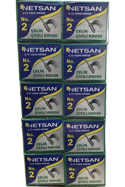Netsan No:2 Çivili Kroşe 1000 Adet