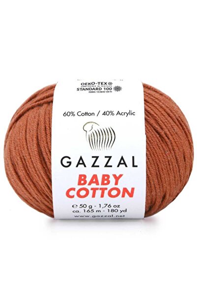 Gazzal Baby Cotton El Örgü Ipi 50 Gr 3454