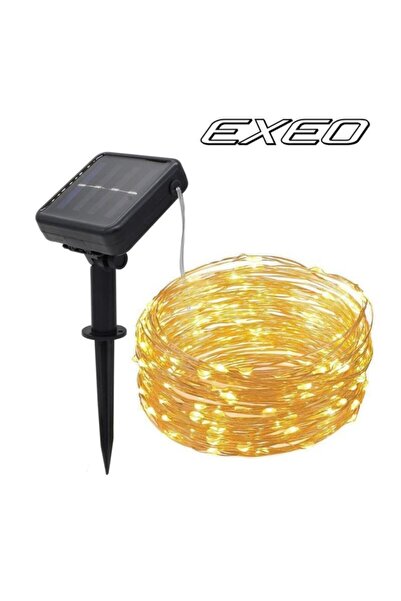 exeo Peri Tel Led Işık Animasyonlu Süsleme Solar Led 22 Metre