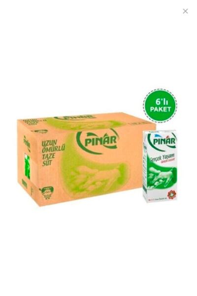 pınar süt Pınar Tam Yağlı Süt 1ltx6adet