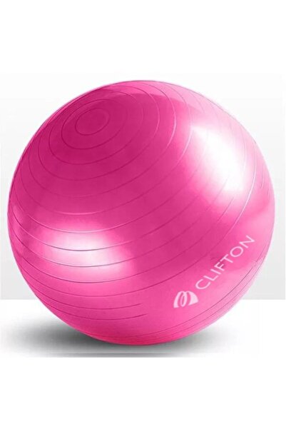 Clifton 65 Cm Pilates Topu Pembe + Pompa Seti