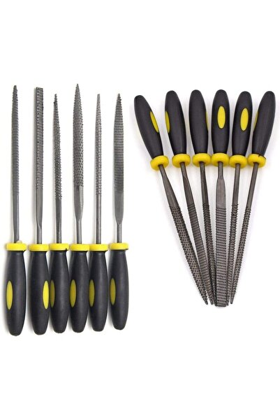 2AS Mini Eğe Seti 6 Parça Ahşap Oyma Hobi Seti Törpü Eğe Ahşap Eye